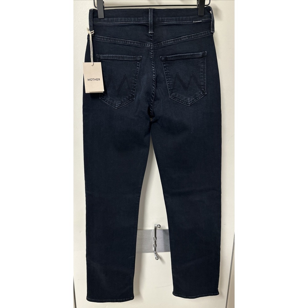 MOTHER Women Size 25 The Mid Rise Rider Ankle Jeans Night In Paris Very Dark - Picture 7 of 14